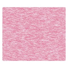 Blush Pink Textured Double Sided Flano Blanket (small)  by SpinnyChairDesigns