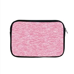 Blush Pink Textured Apple Macbook Pro 15  Zipper Case by SpinnyChairDesigns