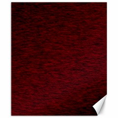 Dark Red Texture Canvas 8  X 10  by SpinnyChairDesigns