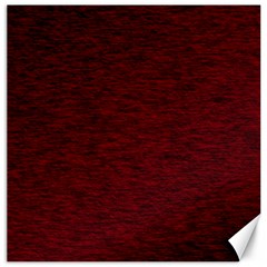 Dark Red Texture Canvas 12  X 12  by SpinnyChairDesigns