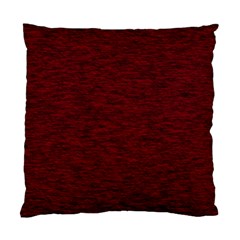 Dark Red Texture Standard Cushion Case (one Side) by SpinnyChairDesigns