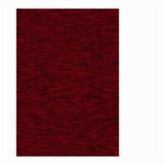 Dark Red Texture Small Garden Flag (two Sides) by SpinnyChairDesigns