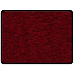 Dark Red Texture Double Sided Fleece Blanket (large)  by SpinnyChairDesigns