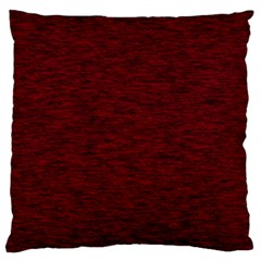 Dark Red Texture Standard Flano Cushion Case (two Sides) by SpinnyChairDesigns