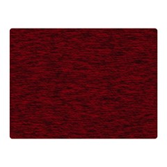 Dark Red Texture Double Sided Flano Blanket (mini)  by SpinnyChairDesigns