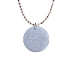 Fade Pale Blue Texture 1  Button Necklace by SpinnyChairDesigns