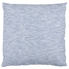 Fade Pale Blue Texture Large Cushion Case (one Side) by SpinnyChairDesigns