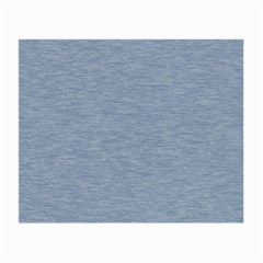 Faded Denim Blue Texture Small Glasses Cloth by SpinnyChairDesigns