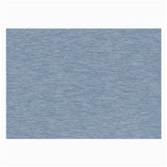 Faded Denim Blue Texture Large Glasses Cloth (2 Sides) by SpinnyChairDesigns