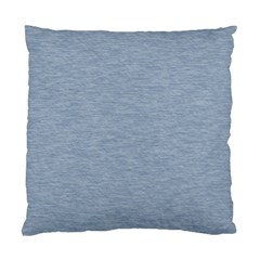 Faded Denim Blue Texture Standard Cushion Case (two Sides) by SpinnyChairDesigns