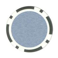 Faded Denim Blue Texture Poker Chip Card Guard (10 Pack) by SpinnyChairDesigns