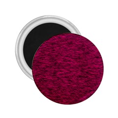 Fuschia Pink Texture 2 25  Magnets by SpinnyChairDesigns