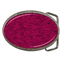 Fuschia Pink Texture Belt Buckles by SpinnyChairDesigns