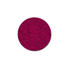 Fuschia Pink Texture Golf Ball Marker by SpinnyChairDesigns