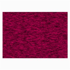 Fuschia Pink Texture Large Glasses Cloth (2 Sides) by SpinnyChairDesigns