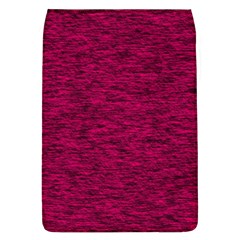 Fuschia Pink Texture Removable Flap Cover (l) by SpinnyChairDesigns