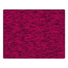 Fuschia Pink Texture Double Sided Flano Blanket (large)  by SpinnyChairDesigns