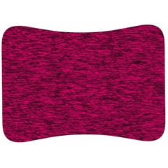 Fuschia Pink Texture Velour Seat Head Rest Cushion by SpinnyChairDesigns