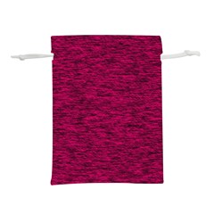 Fuschia Pink Texture Lightweight Drawstring Pouch (m) by SpinnyChairDesigns