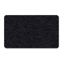 Black Color Texture Magnet (rectangular) by SpinnyChairDesigns