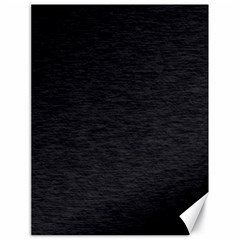 Black Color Texture Canvas 18  X 24  by SpinnyChairDesigns