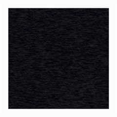 Black Color Texture Medium Glasses Cloth (2 Sides) by SpinnyChairDesigns