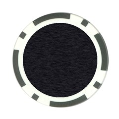 Black Color Texture Poker Chip Card Guard by SpinnyChairDesigns