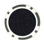 Black Color Texture Poker Chip Card Guard Front