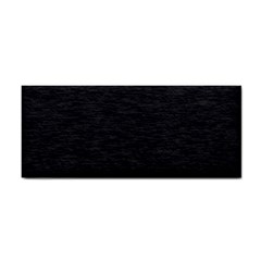 Black Color Texture Hand Towel by SpinnyChairDesigns