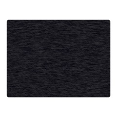 Black Color Texture Double Sided Flano Blanket (mini)  by SpinnyChairDesigns