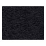 Black Color Texture Double Sided Flano Blanket (Large)  80 x60  Blanket Front