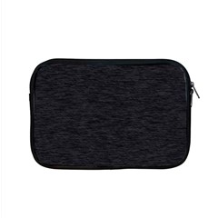 Black Color Texture Apple Macbook Pro 15  Zipper Case by SpinnyChairDesigns