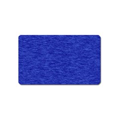 Cobalt Blue Color Texture Magnet (name Card) by SpinnyChairDesigns