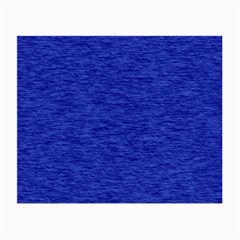 Cobalt Blue Color Texture Small Glasses Cloth by SpinnyChairDesigns