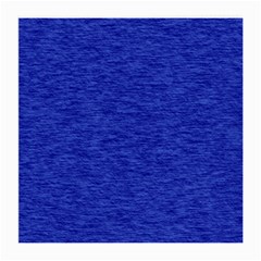 Cobalt Blue Color Texture Medium Glasses Cloth by SpinnyChairDesigns