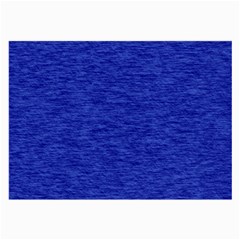 Cobalt Blue Color Texture Large Glasses Cloth (2 Sides) by SpinnyChairDesigns