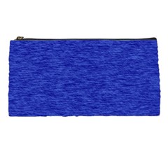 Cobalt Blue Color Texture Pencil Case by SpinnyChairDesigns