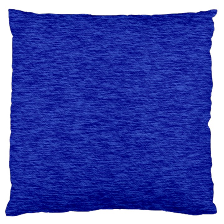 Cobalt Blue Color Texture Standard Flano Cushion Case (Two Sides)