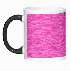 Neon Pink Color Texture Morph Mugs by SpinnyChairDesigns