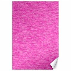 Neon Pink Color Texture Canvas 20  X 30  by SpinnyChairDesigns