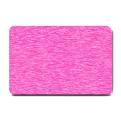 Neon Pink Color Texture Small Doormat  by SpinnyChairDesigns