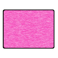 Neon Pink Color Texture Fleece Blanket (small) by SpinnyChairDesigns