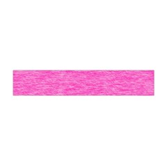 Neon Pink Color Texture Flano Scarf (mini) by SpinnyChairDesigns