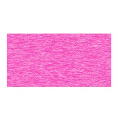 Neon Pink Color Texture Satin Wrap by SpinnyChairDesigns