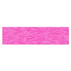 Neon Pink Color Texture Satin Scarf (oblong) by SpinnyChairDesigns