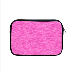 Neon Pink Color Texture Apple Macbook Pro 15  Zipper Case by SpinnyChairDesigns