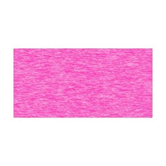 Neon Pink Color Texture Yoga Headband by SpinnyChairDesigns