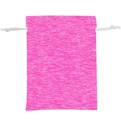 Neon Pink Color Texture  Lightweight Drawstring Pouch (xl) by SpinnyChairDesigns