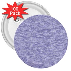 Light Purple Color Textured 3  Buttons (100 Pack)  by SpinnyChairDesigns