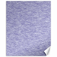 Light Purple Color Textured Canvas 11  X 14  by SpinnyChairDesigns